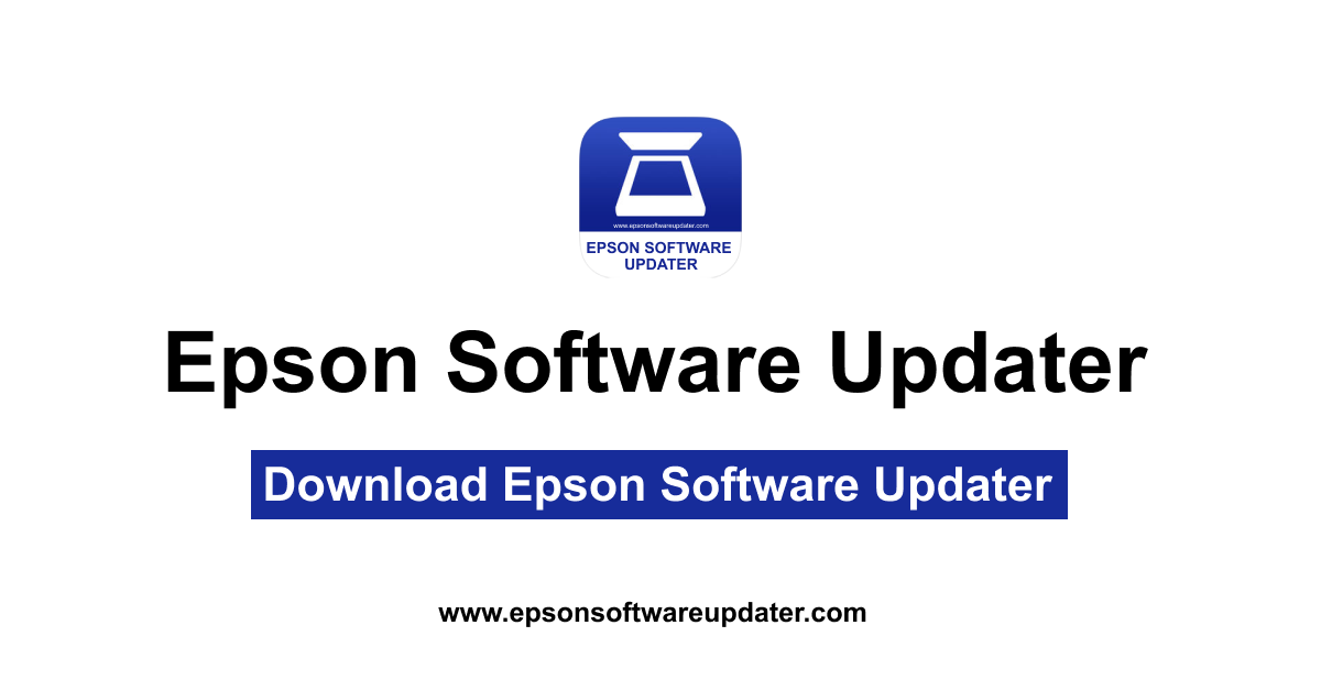 Download Epson Software Updater